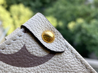 Louis Vuitton Onthego PM Women Bag - White/Cream Monogram Empreinte Leather