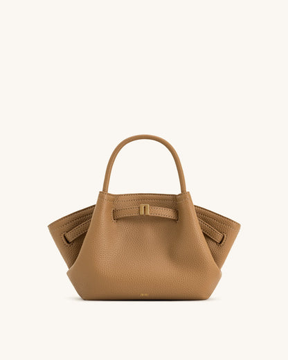 J-W P-E-I Premium Mini Women Bag – Maroon | With Brand Tag & Dust Bag (Mustard/Beige)