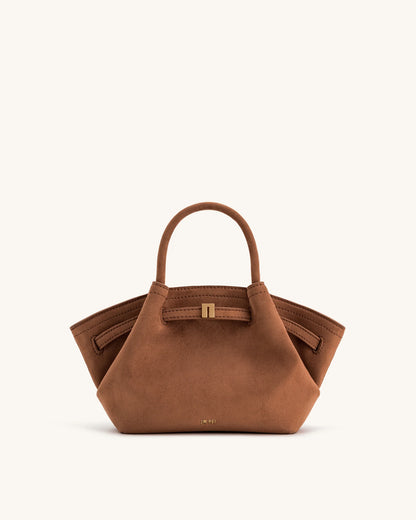J-W P-E-I Premium Mini Women Bag – Maroon | With Brand Tag & Dust Bag (Brown)