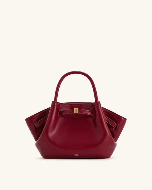 J-W P-E-I Premium Mini Women Bag – Maroon | With Brand Tag & Dust Bag (Red)