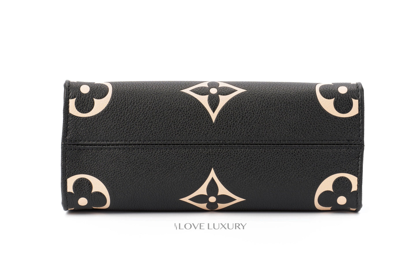 L-O-U-I-S V-U-I-T-T-O-N OnTheGo Handbag with Pouch – 2PC Luxe Women Bag Set (Black-1)