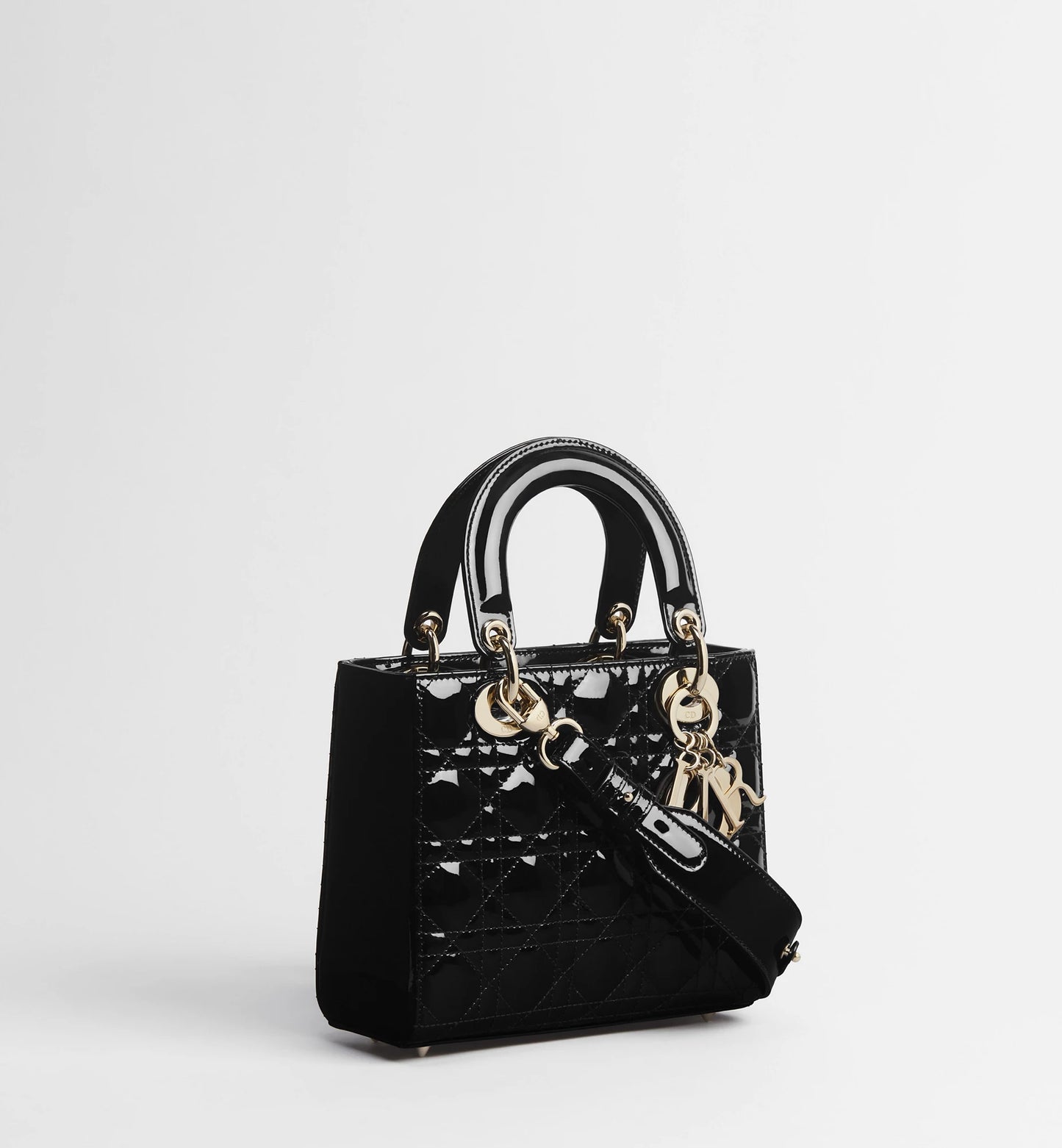 C-H-R-I-S-T-I-A-N D-I-O-R Small Lady Dior – Timeless Elegance Women Bag (Black/Gold)