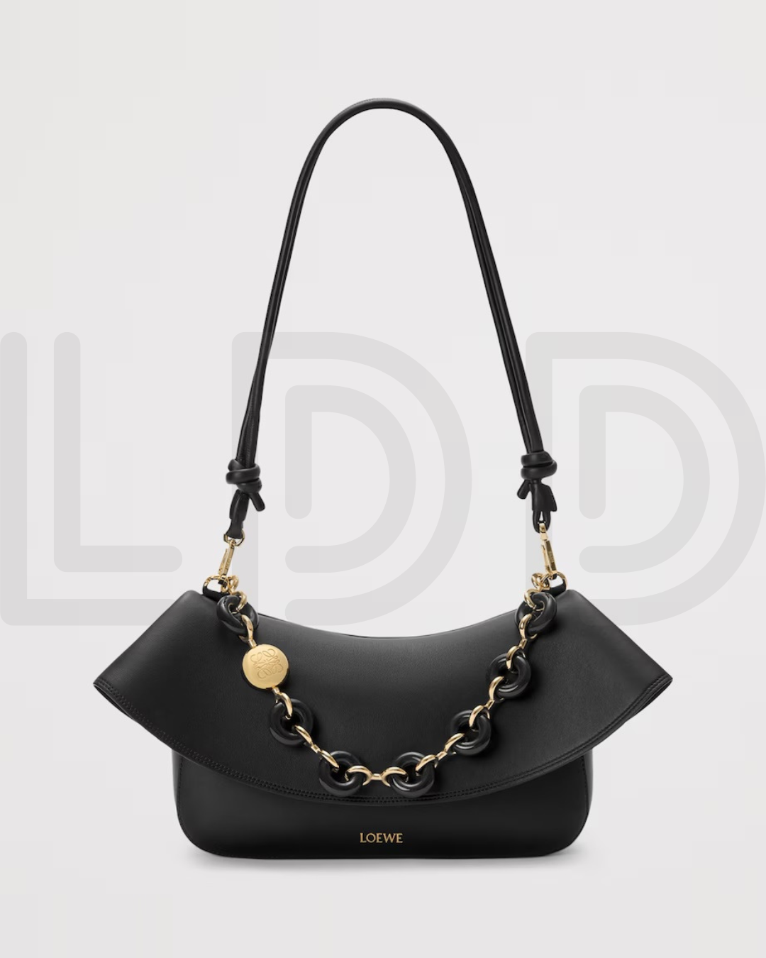 L-O-E-W-E Ola Medium Shoulder Women Bag – Modern Luxe Edition (Black)
