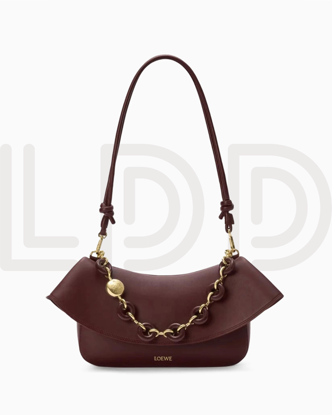 L-O-E-W-E Ola Medium Shoulder Women Bag – Modern Luxe Edition (Maroon)