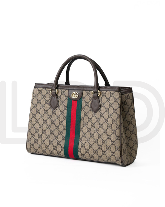 G-U-C-C-I Ophidia GG Supreme Medium Tote – Signature Luxe Women Bag (Medium)