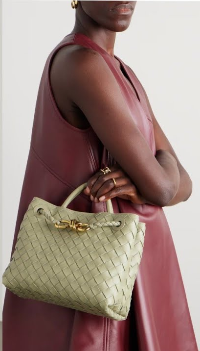 B-O-T-T-E-G-A V-E-N-E-T-A Small Andiamo Bag – Signature Luxe Women Bag (Green-2)