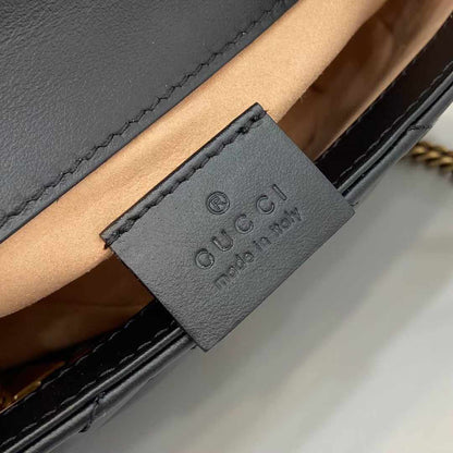 Premium GUCCI Marmont Women Bag Red Packaging (Black)