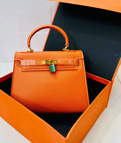 HERMÈS Medium Size Women Bag – Premium Quality (Orange)
