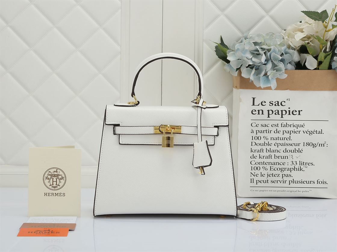 HERMÈS Medium Size Women Bag – Premium Quality (White)