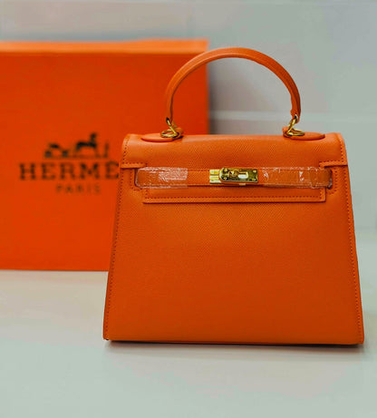 HERMÈS Medium Size Women Bag – Premium Quality (Orange)