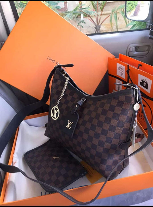 Louis Vuitton-Inspired 2-Piece Women’s Bag Set – Perfect Gift Choice