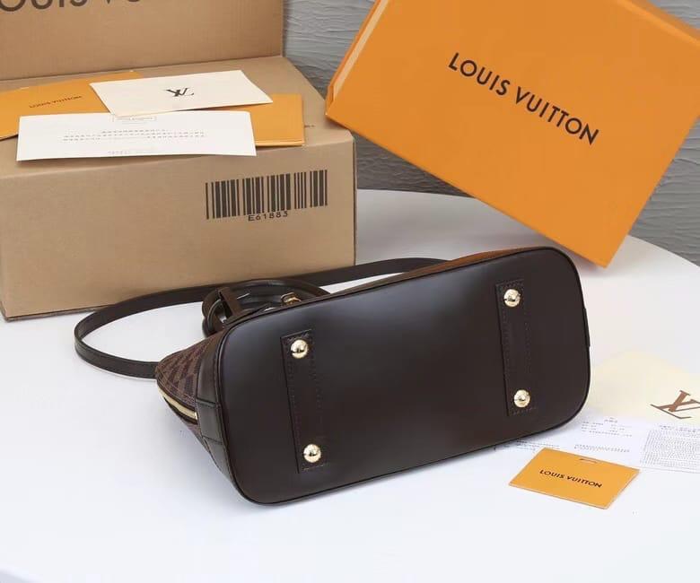 Louis Vuitton-Inspired Alma Mini Women’s Bag – Medium (Brown Checkbox)