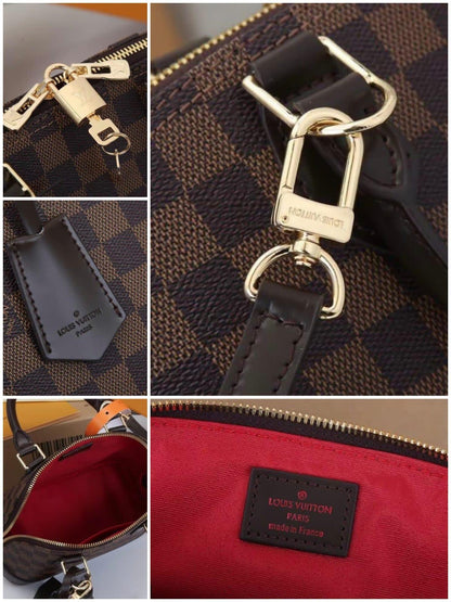 Louis Vuitton-Inspired Alma Mini Women’s Bag – Medium (Brown Checkbox)