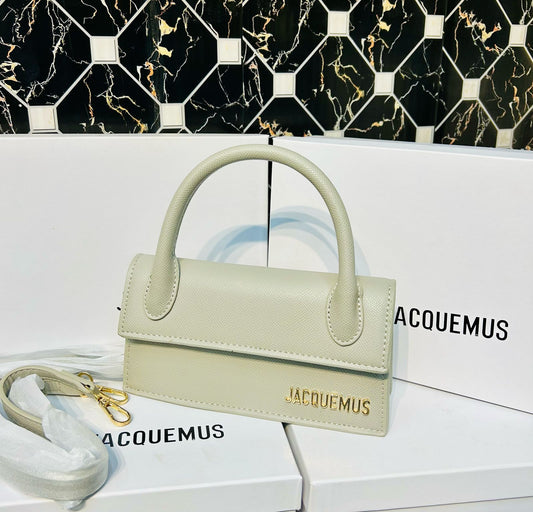 JACQUEMUS Women Bag – New Stock Available (Cream/Olive)