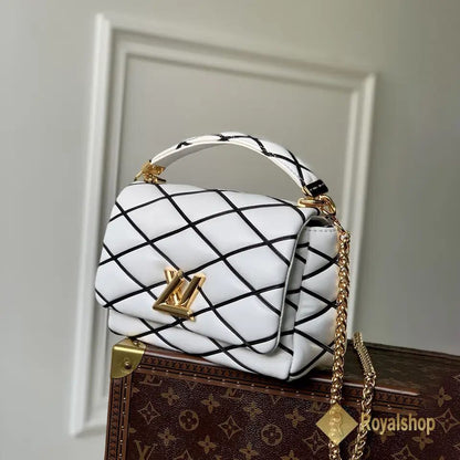 Louis Vuitton-Inspired GO-14 MM Women’s Bag – Premium Quality (White)