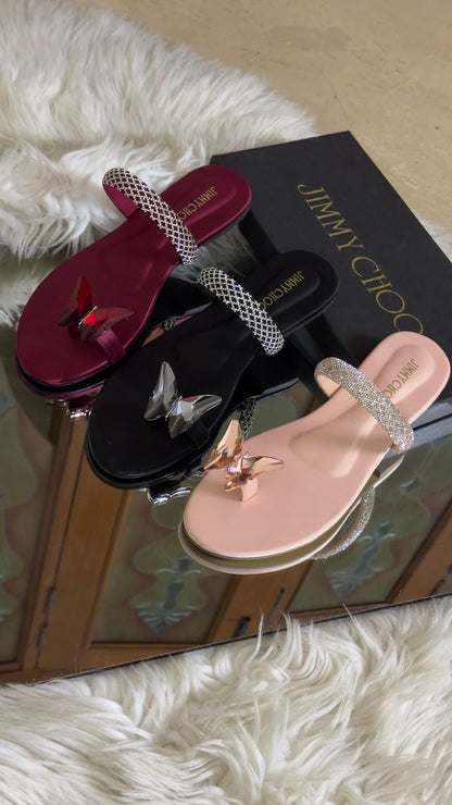 New Arrival – Jimmy Choo Slippers (Black)