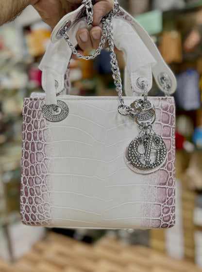 Christian Dior Niloticus Crocodile Himalaya Mini Lady Dior – Timeless Luxury
