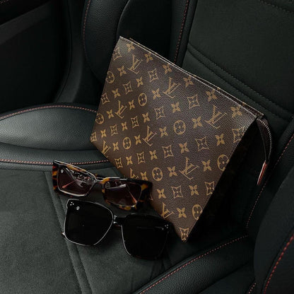 Louis Vuitton Crossbody Women Pouch – 2-Piece Set (Green)