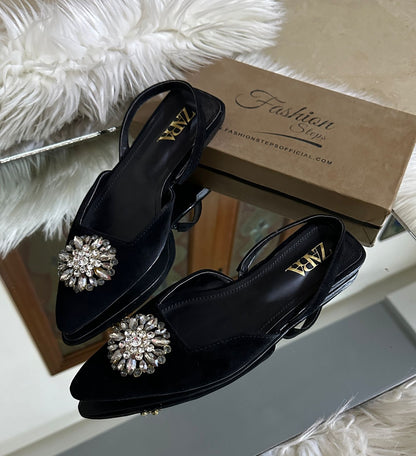 ZARA Women Flat – Elegant & Comfortable (Black)