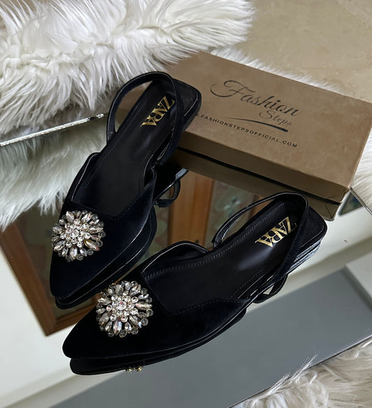 ZARA Women Flat – Elegant & Comfortable (Black)