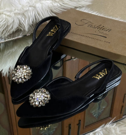 ZARA Women Flat – Elegant & Comfortable (Black)