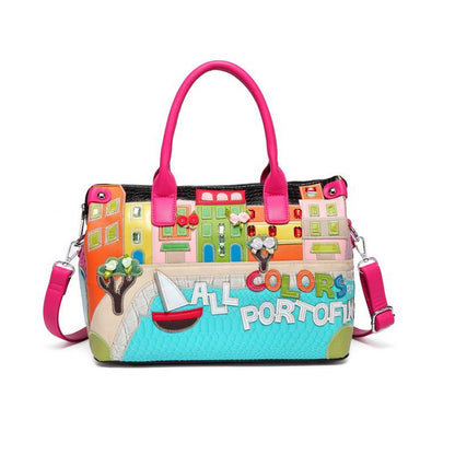 Bricciolini Women's Leather Bag – Elegant & Spacious