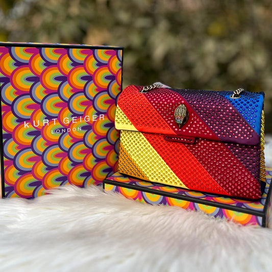 Kurt Geiger Cross Shoulder Bag – Stylish & Iconic (Multi Colours-2)