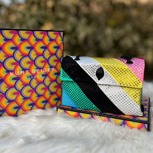 Kurt Geiger Cross Shoulder Bag – Stylish & Iconic (Multi Colours-3)