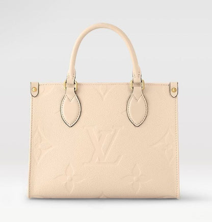 Louis Vuitton Women Tote Bag – Elegant & Spacious (Cream)