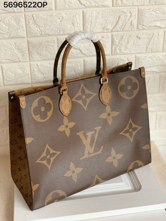 Louis Vuitton Women Tote Bag – Elegant & Spacious (Brown-Origional)