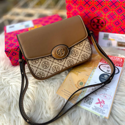 Tory Burch Women Bag – Stylish & Functional Crossbody (Beige)