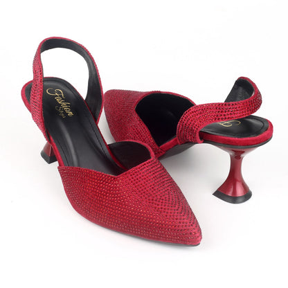 ZARA Women Heels – Elegant & Stylish (Red)