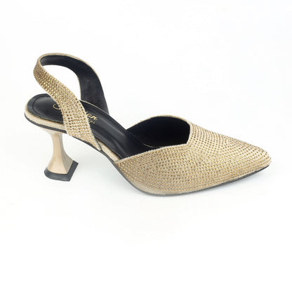 ZARA Women Heels – Elegant & Stylish (Gold)