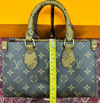 LOUIS VUITTON — OnTheGo Tote Bag (High Quality | New Stock Available) (Chocolate)