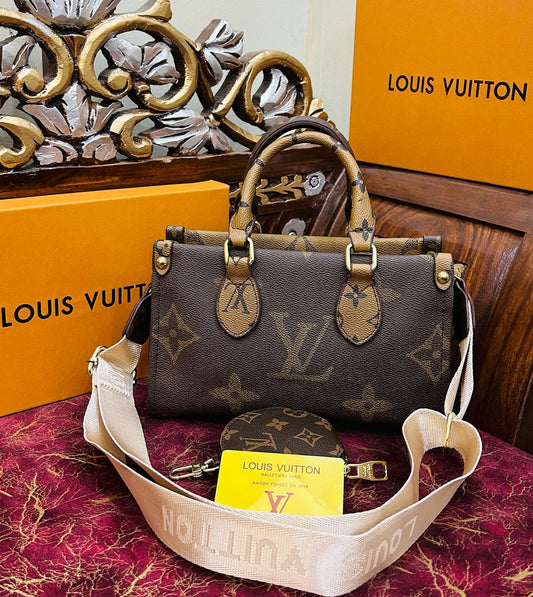 LOUIS VUITTON — OnTheGo Tote Bag (High Quality | New Stock Available) (Chocolate)