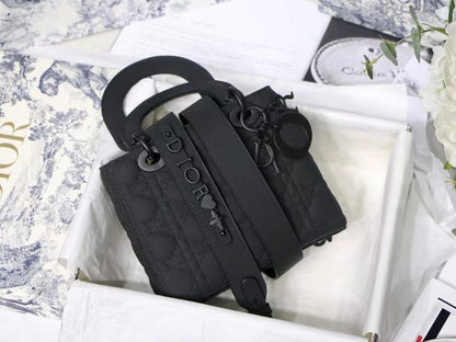 DIOR — Women's Premium Leather Bag (Same as Original | With Dust Bag & Brand Box) (Black)