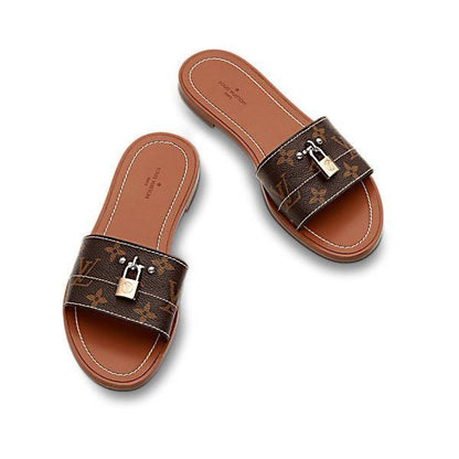 LOUIS VUITTON — Women's Designer Heels (Size 36-42 | With Brand Box) (Beige & Brown)