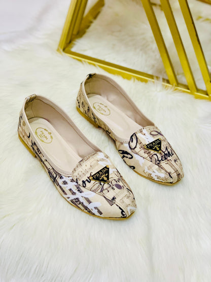 PRADA MILANO — Women's Designer Shoes (Size 36–42 | With Brand Box) (Cream)