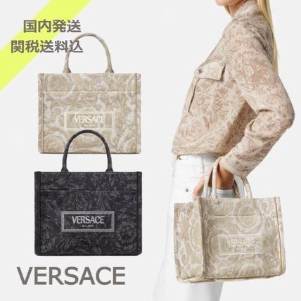 VERSACE — Embroidered Women's Handbag (Master Quality | Full Branding | Premium Finish) (Black)