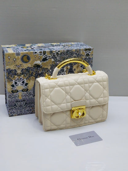 DIOR — Medium Women's Bag (High Quality | Same As Original | Full Dior Packaging) (Cream)