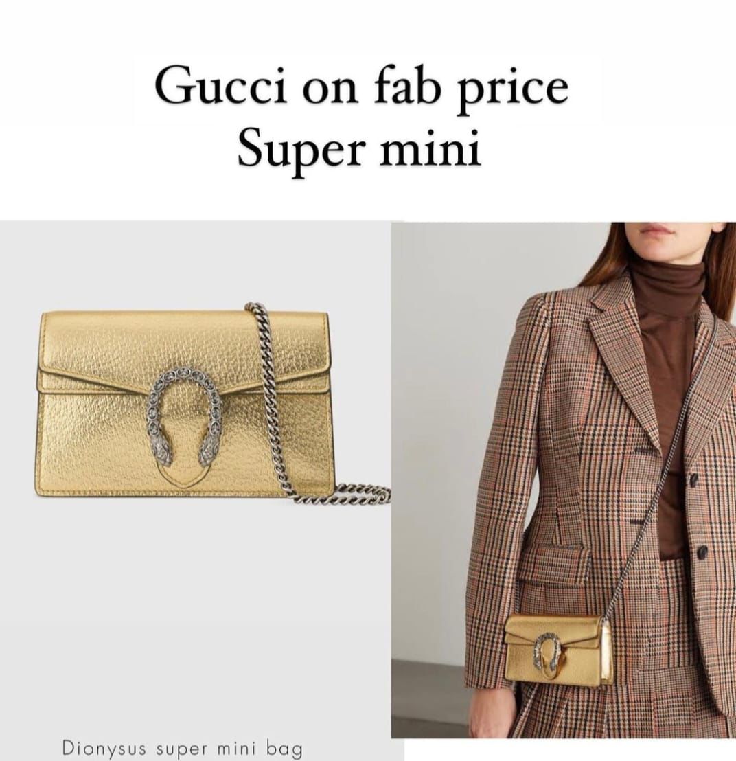 GUCCI DIONYSUS (Mini) – Premium Women Bag (Gold)