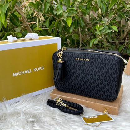 Michael Kors — Women's Crossbody Bag (Master Quality | Full Branding | Magnetic Box) (Black)