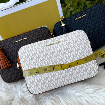 Michael Kors — Women's Crossbody Bag (Master Quality | Full Branding | Magnetic Box) (White)