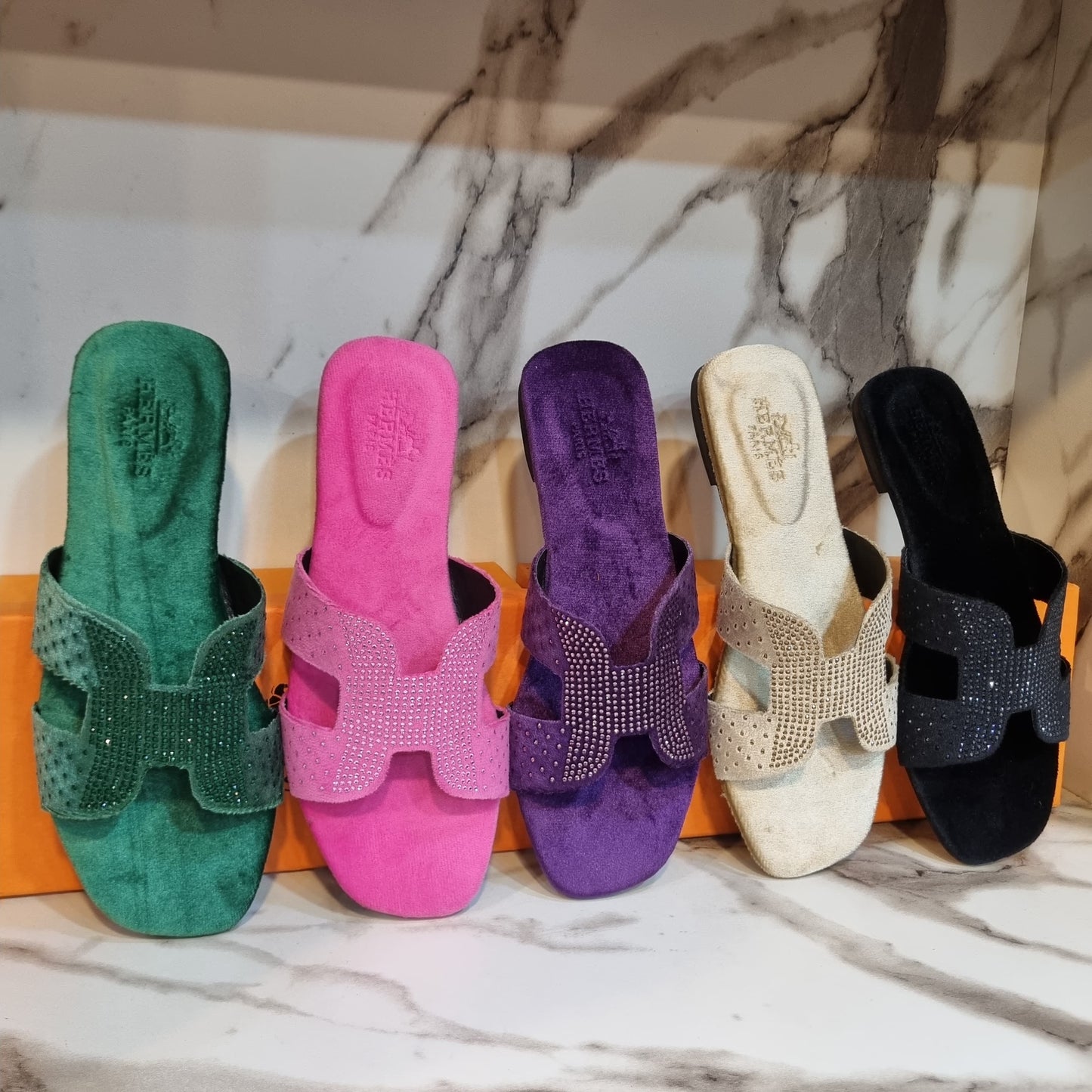 Hermes Stone Flats – Restocked in 5 Gorgeous Colors (Cream)