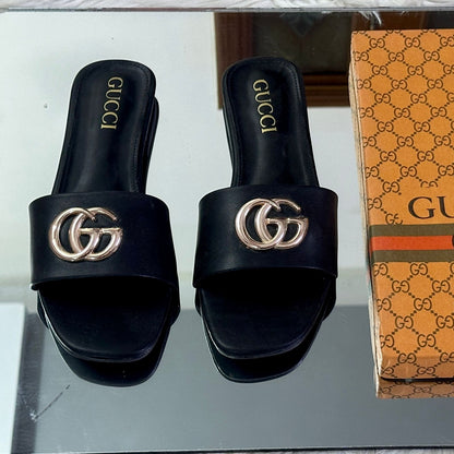 GUCCI Premium Slippers – 2 Colours (Black)
