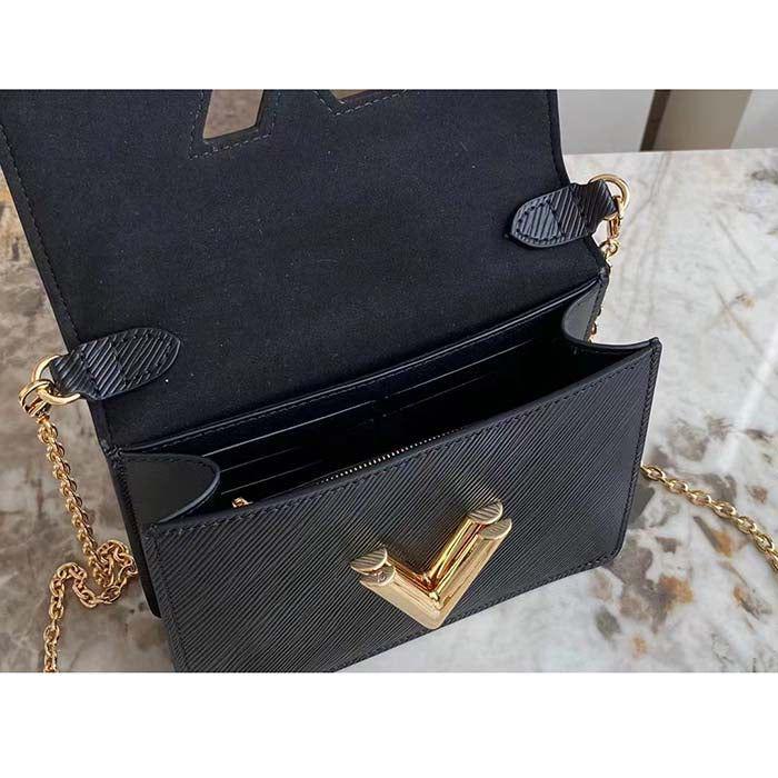 Louis Vuitton New Logo Crossbody Bag – Chic Edition (Black)