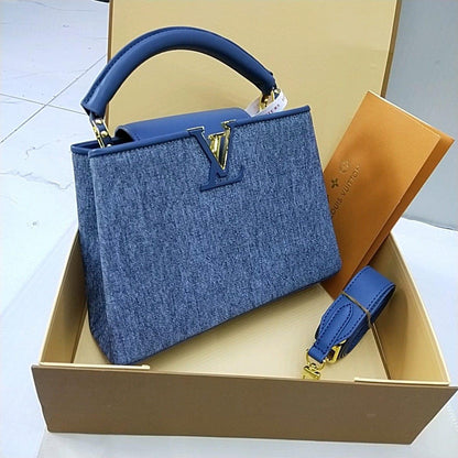 Louis Vuitton Capucines – Crystal Cruise 2025 Edition (Sky Blue)