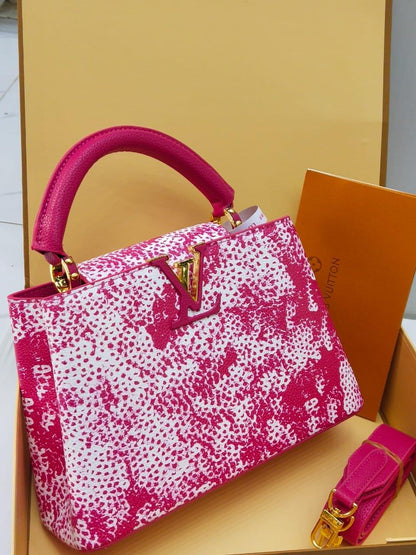 Louis Vuitton Capucines – Crystal Cruise 2025 Edition (Pink)