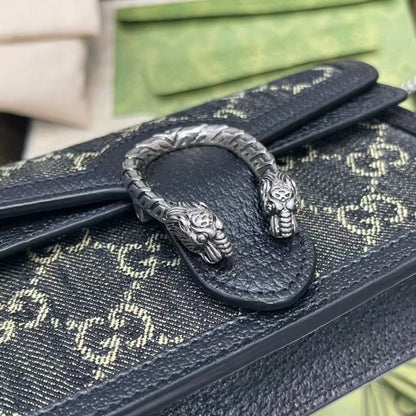 Gucci Dionysus Mini GG – Premium Leather Edition (Black)