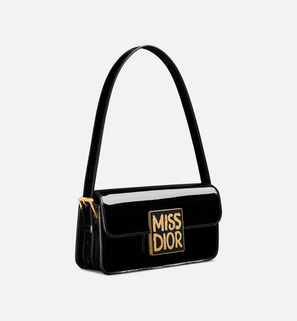 Dior Miss – Patent Leather Calfskin Shoulder Bag (Black)